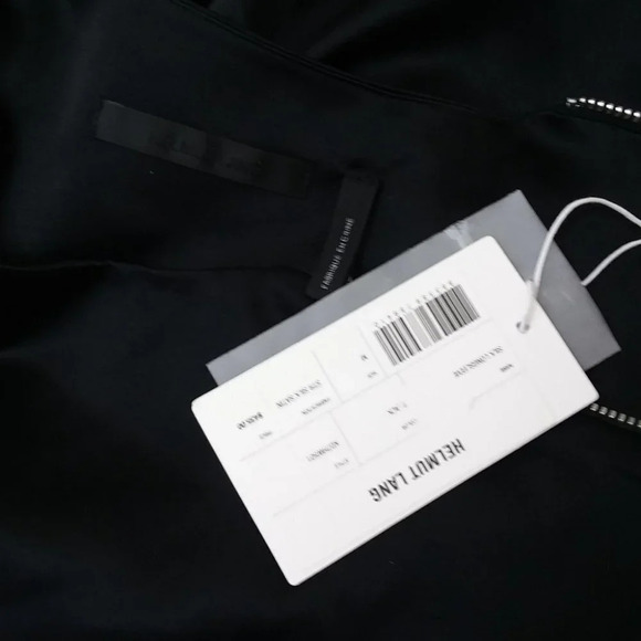 Helmut Lang Shoulder Zip Black Top - Picture 4 of 4